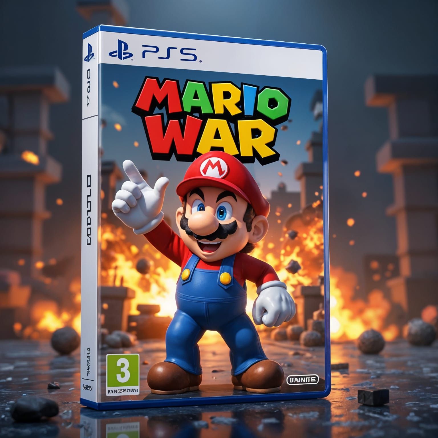 "Mario War" for PlayStation 5  by @Adrian 