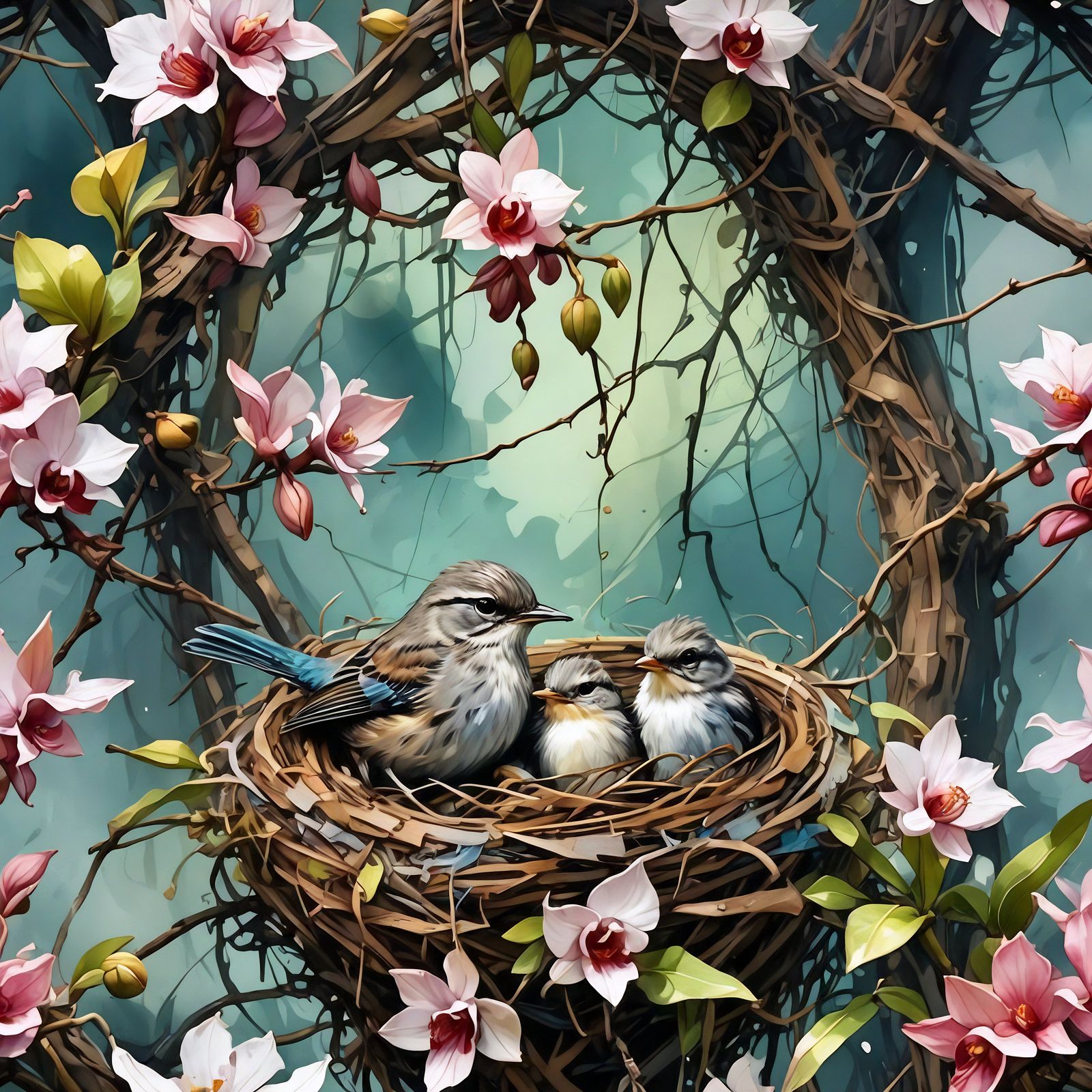 Mockingbird Nest