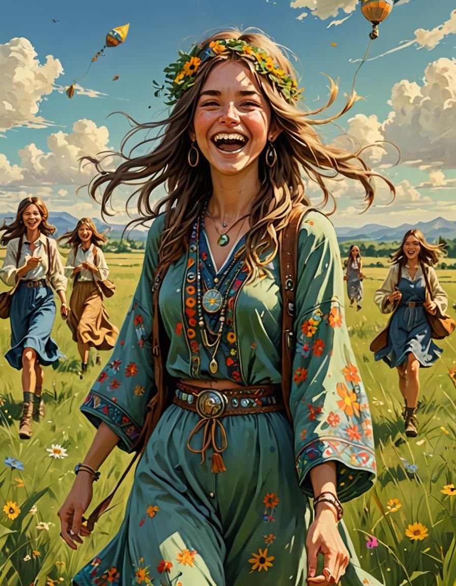 Hippie   by @DragonIdk