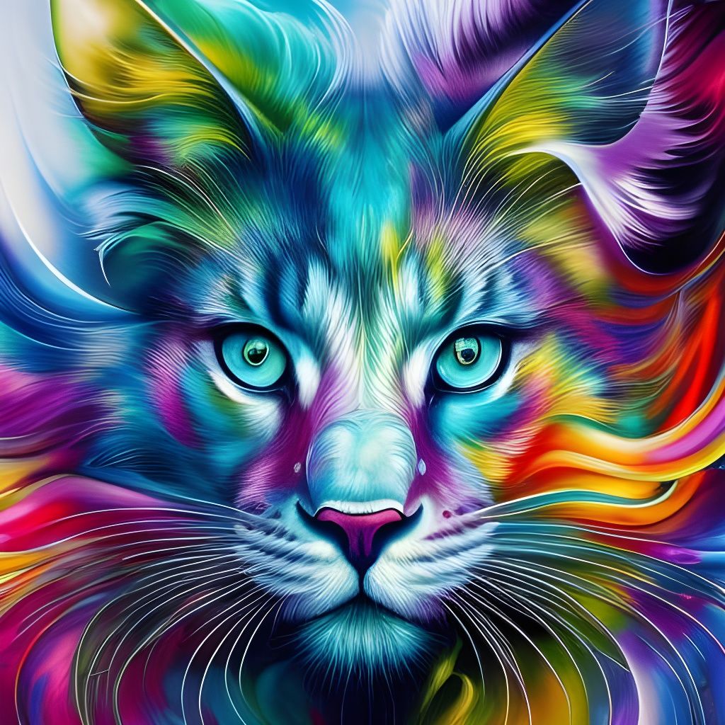 It's A Cat-Lion - AI Generated Artwork - NightCafe Creator