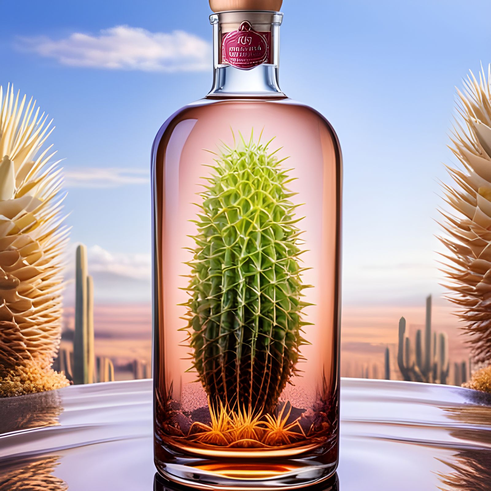 Cactus Tequila - AI Generated Artwork - NightCafe Creator