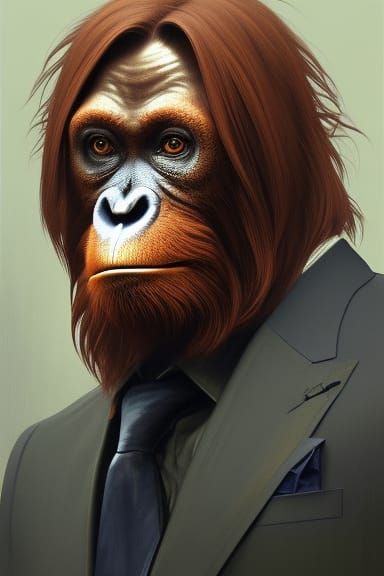 Orangutan Wick!  by @Question42