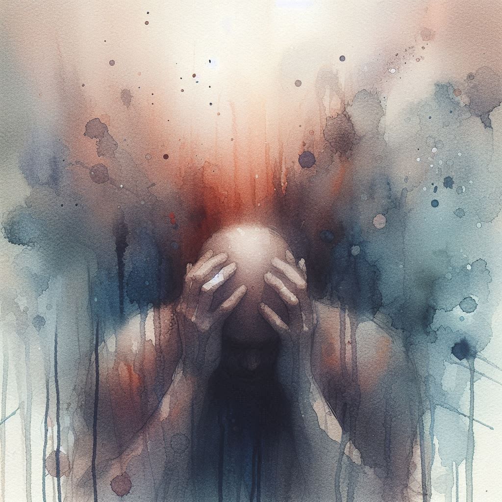 Exhaustion, headache and intense sadness