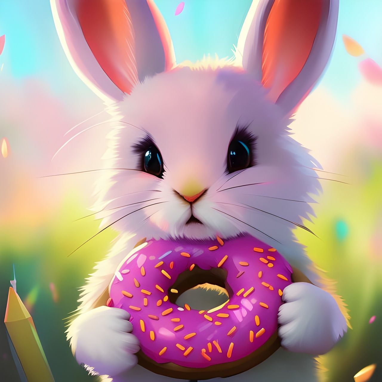 "Please don't take my donut!"  by @Gazelli