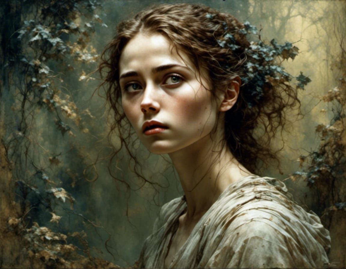 Classic woman portrait