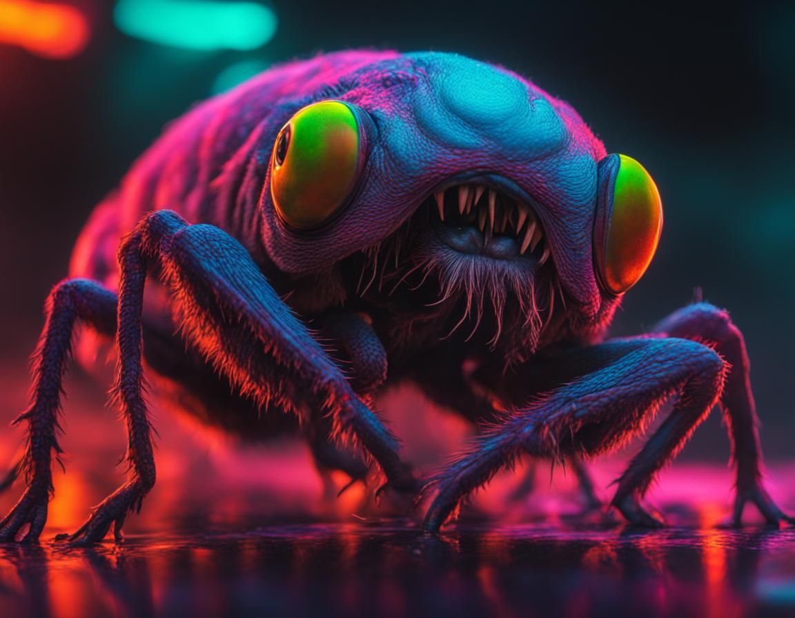 dope, photorealistic, speculative zoology, speculative biology, High