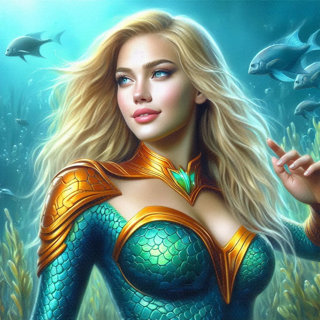 One woman Justice League - Aquaman