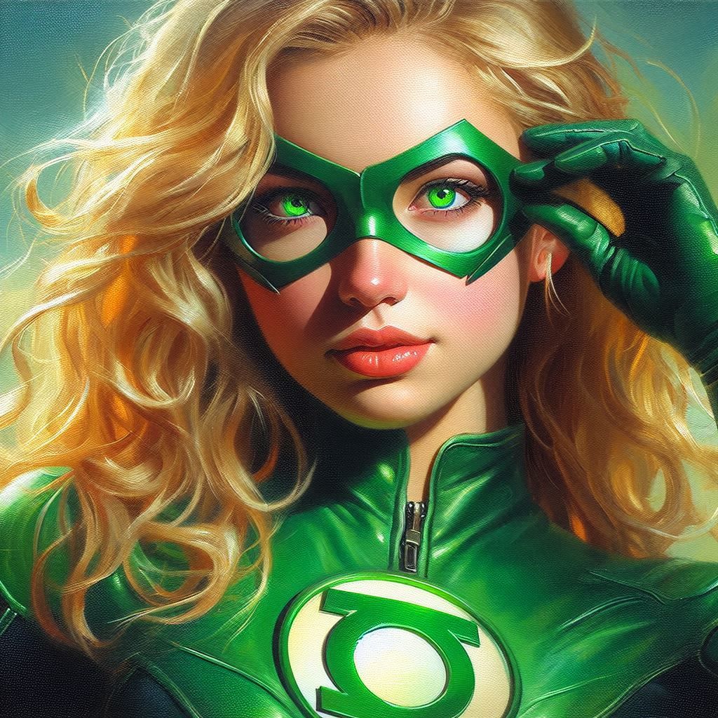 One woman Justice League - Green Lantern