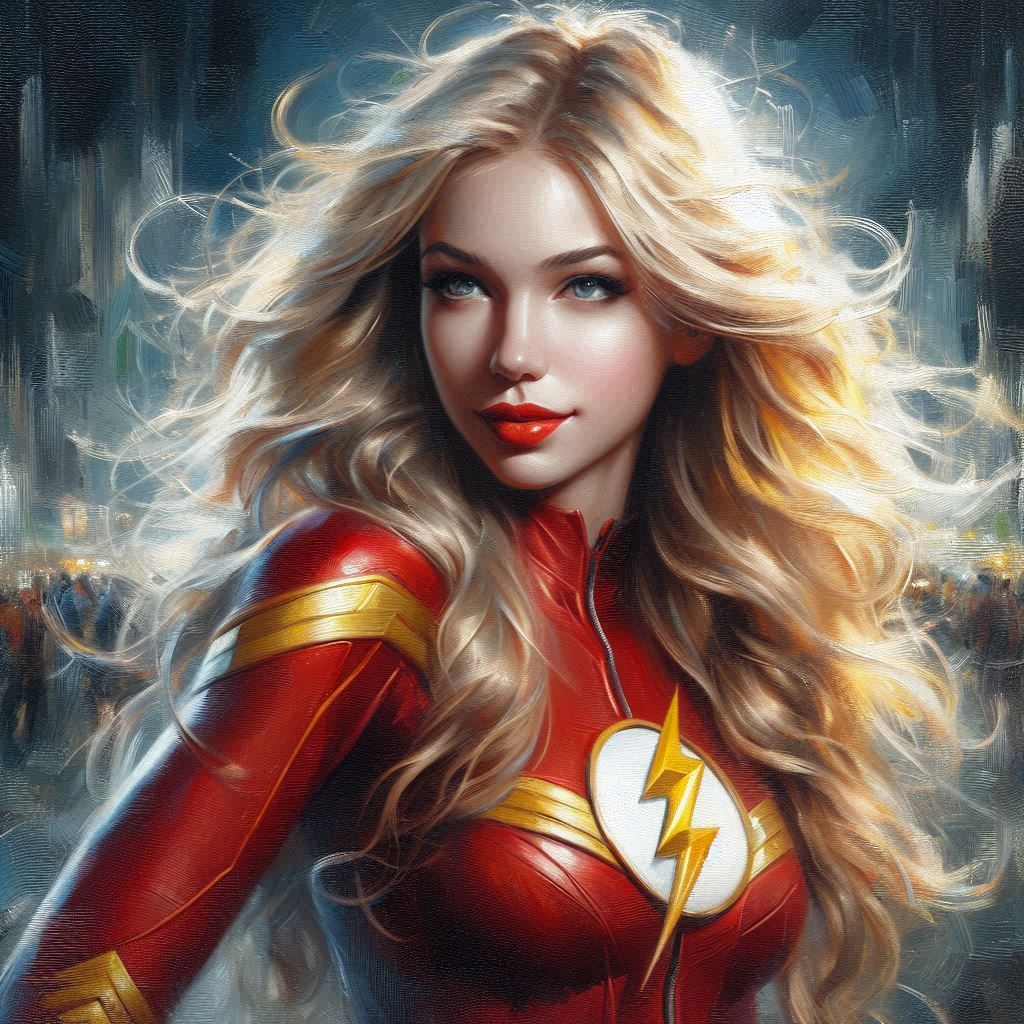 One woman Justice League - The Flash