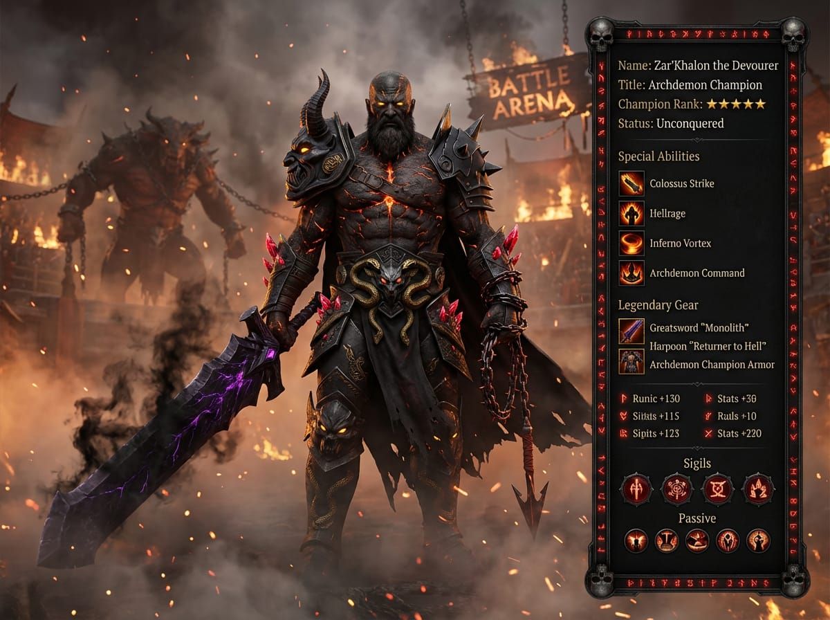 Zar’Khalon the Devourer (Archdemon Champion)