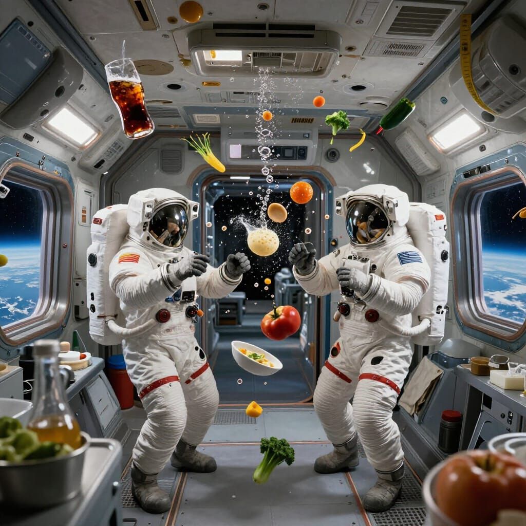 NASA's kitchen  by @Ketura Toussaint