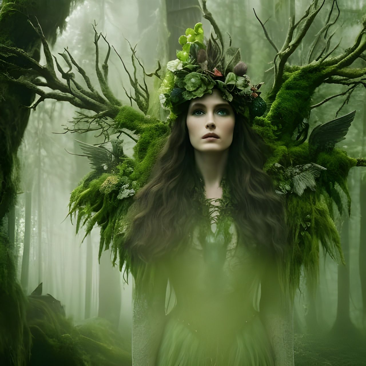 Forest Witch - AI Generated Artwork - NightCafe Creator