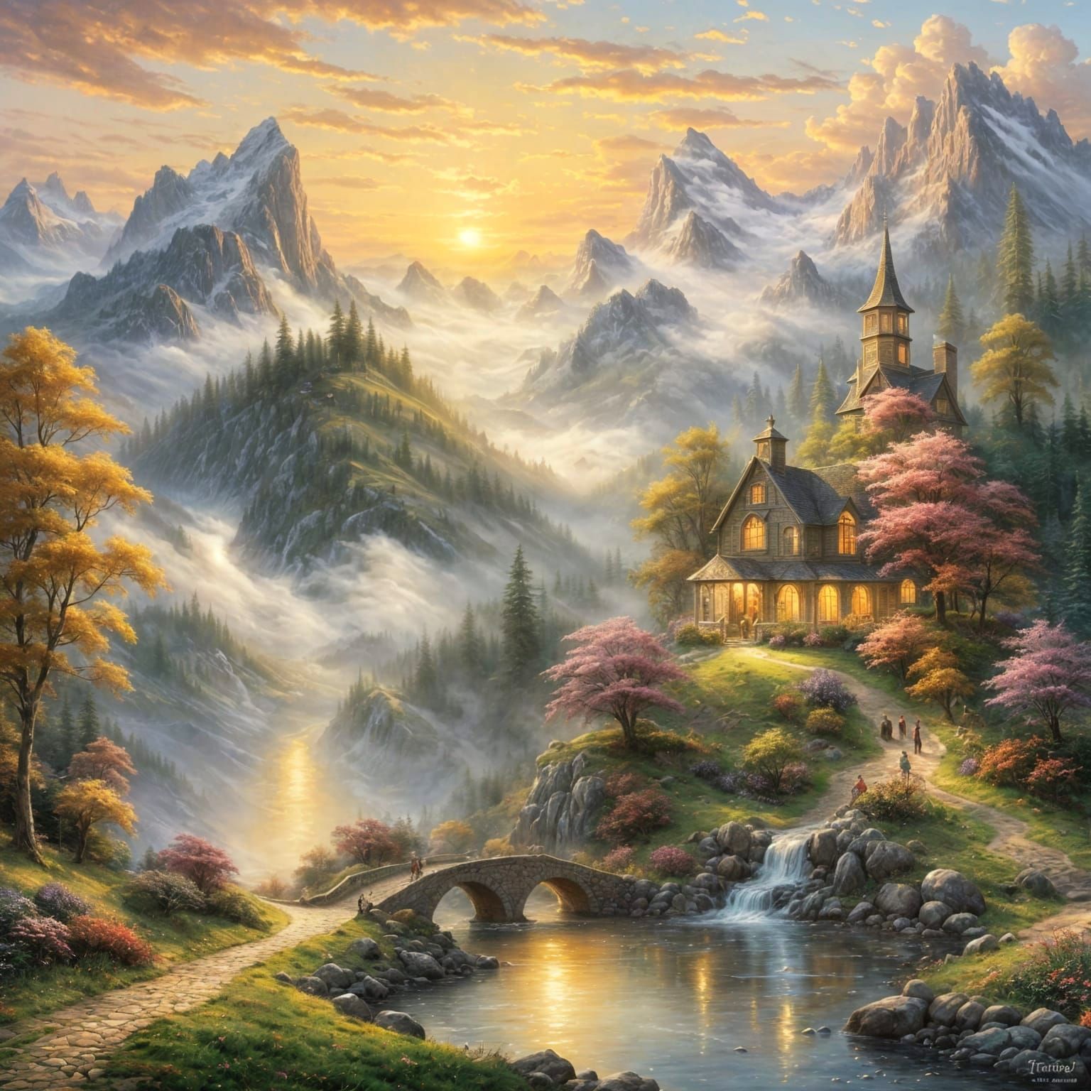 Fantasy landscape  by @Merumeru Meru