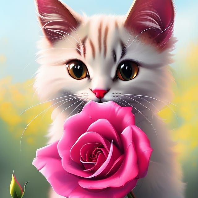 a pink rose for you!