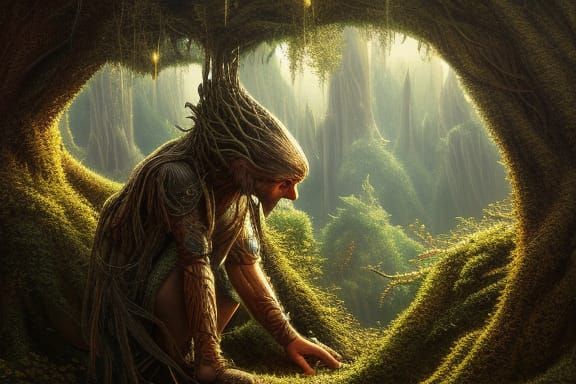 Tom Bombadill, Lord of the rings, Ent , living tree, 8k resolution art ...