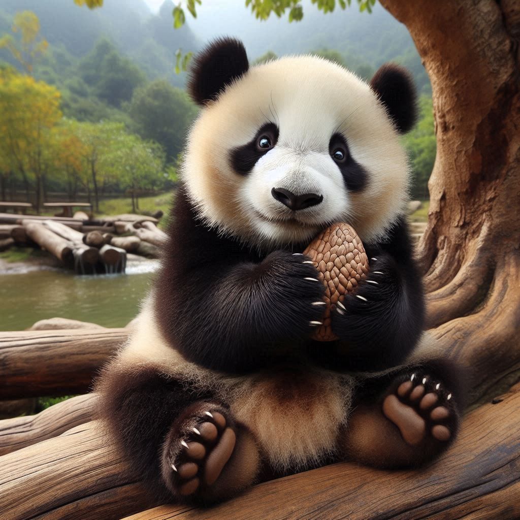 Adorable panda