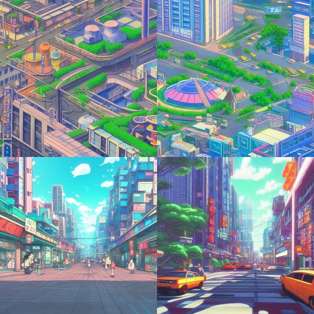 Massive Sega World, city buildings, Sega Genesis, Sega Satur...
