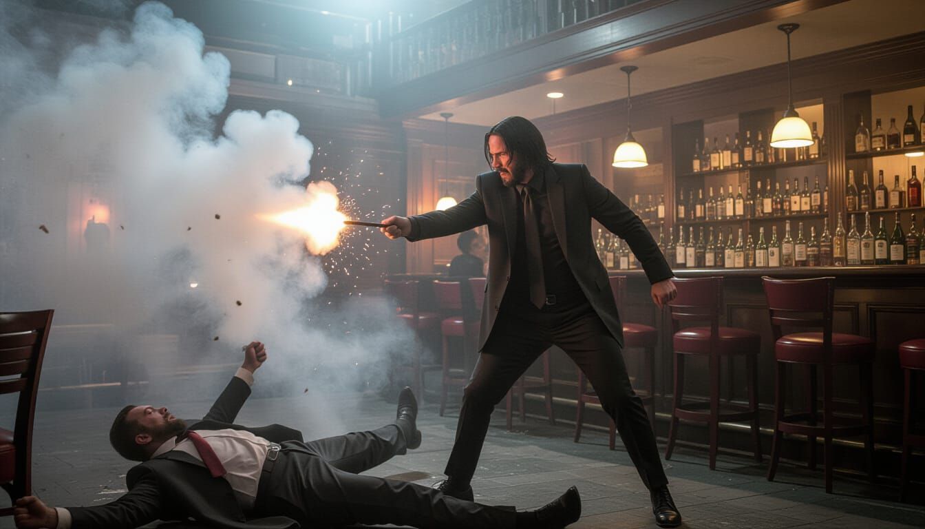 With a f@$king pencil! 