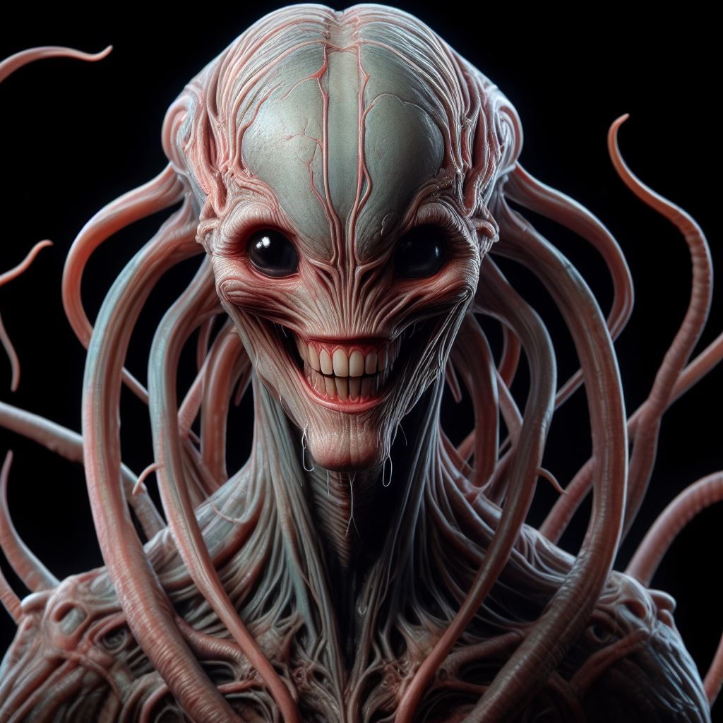 Smiling with his mouth but not his eyes ...