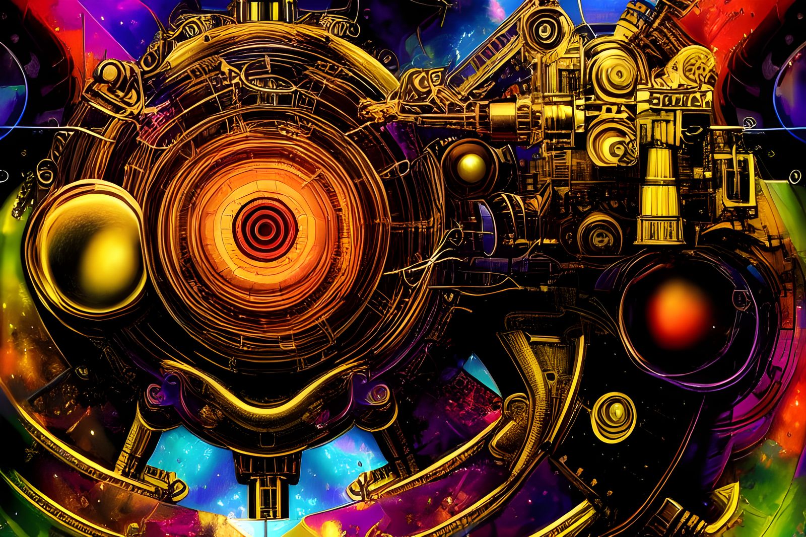 hyperdetailed movie poster digital illustration HDR cosmic c...