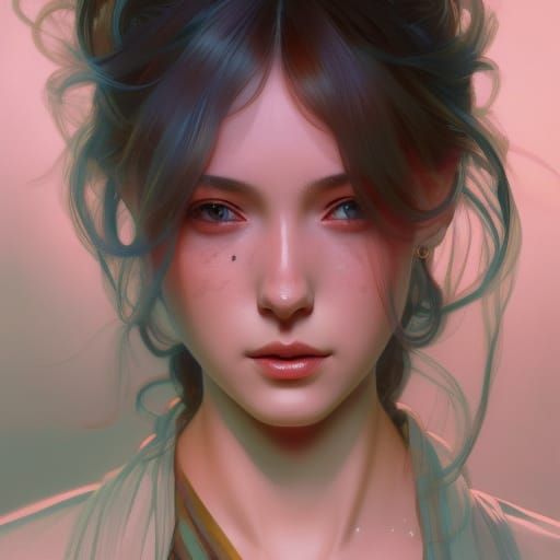 Young Woman - AI Generated Artwork - NightCafe Creator