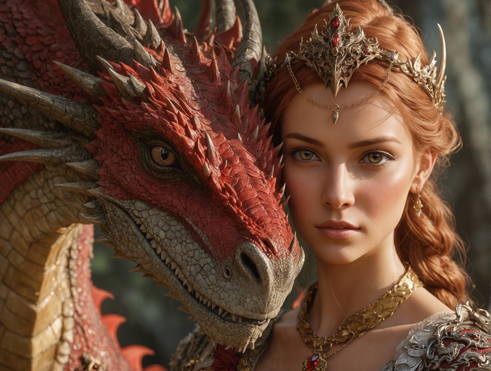 The Princess and Her Dragon Guardian