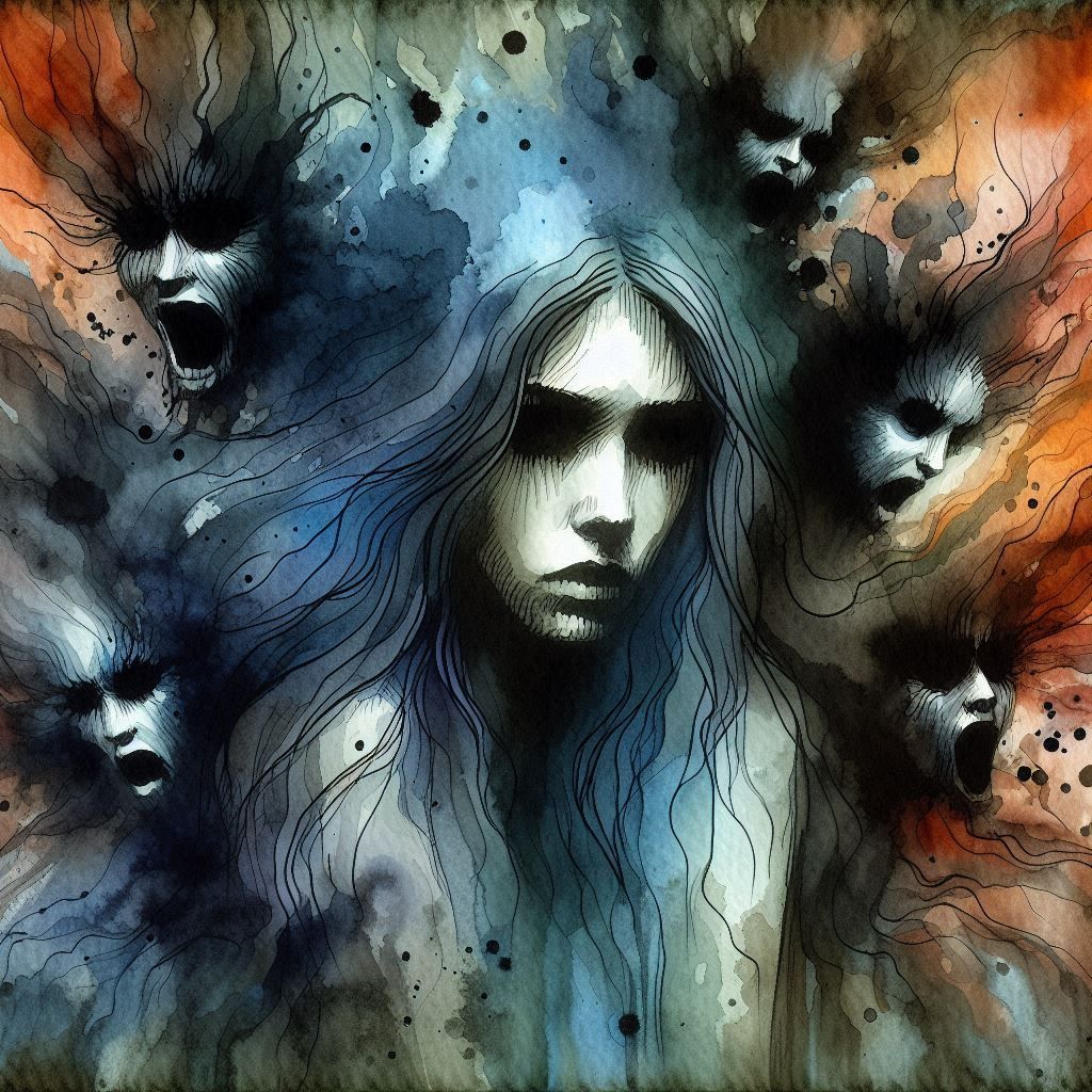 DROWNING IN DARK THOUGHTS