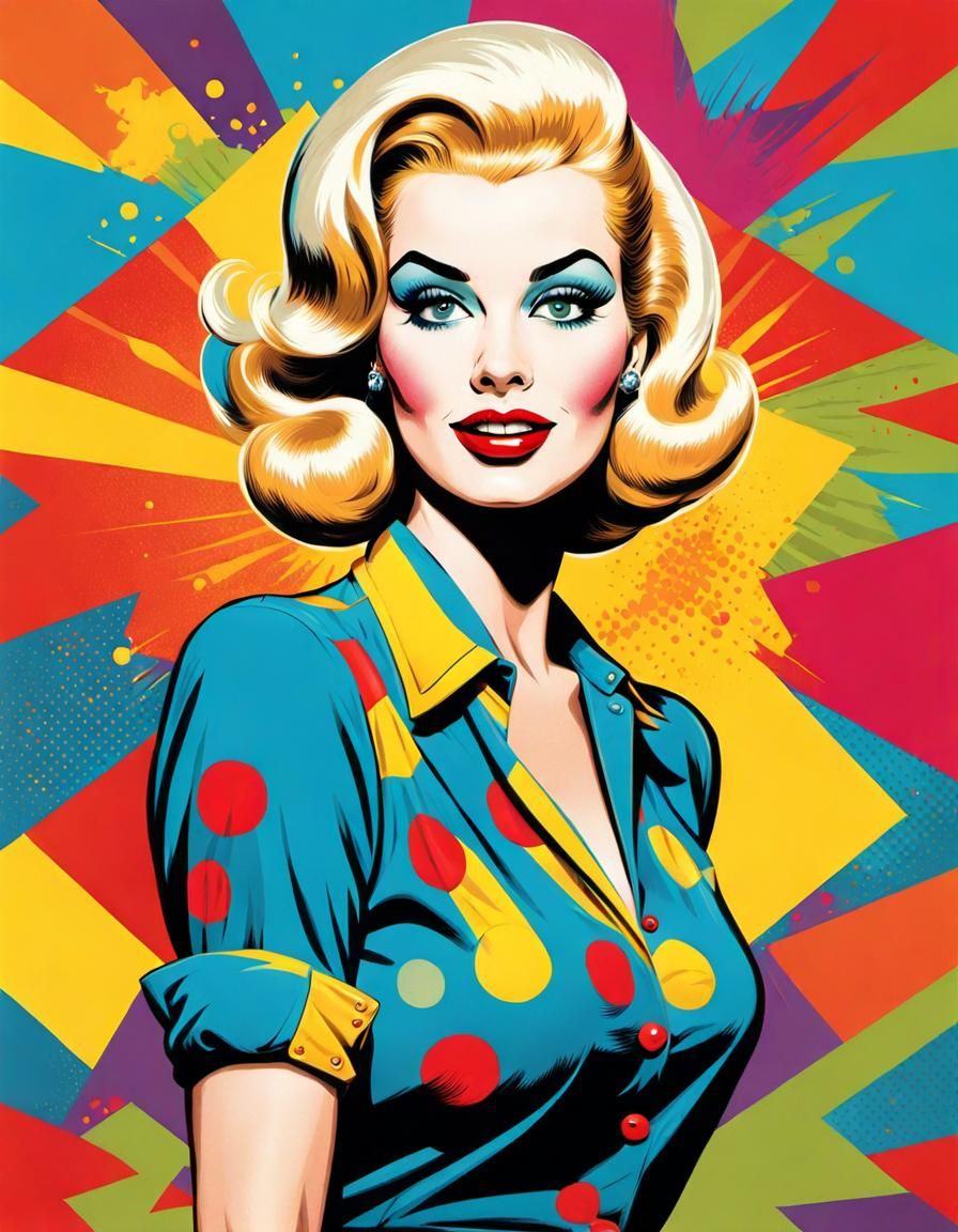 Pop Art Darling  by @Whimsical Wubbles