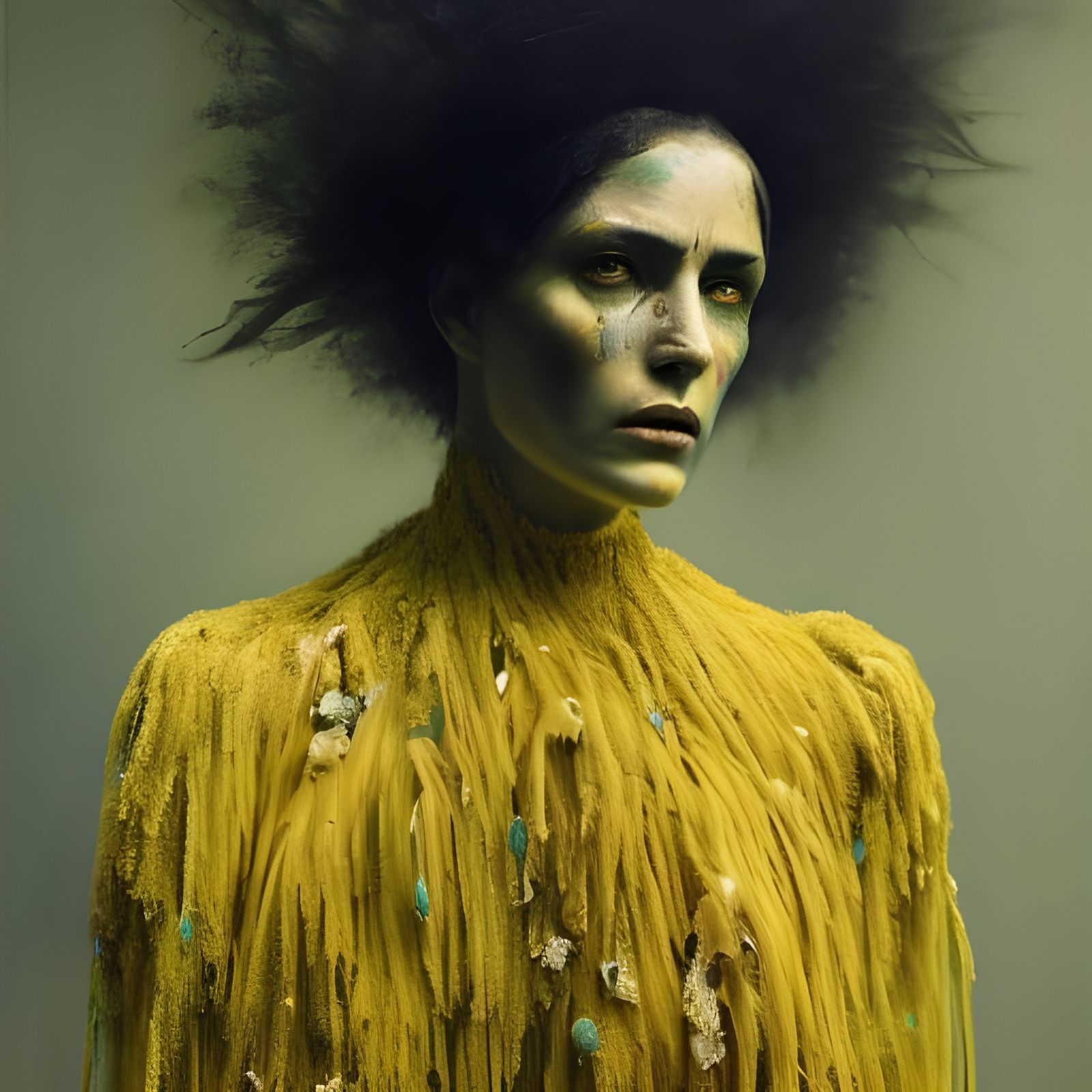 As blades of grass, as veins in leaves x AI Generated Artwork