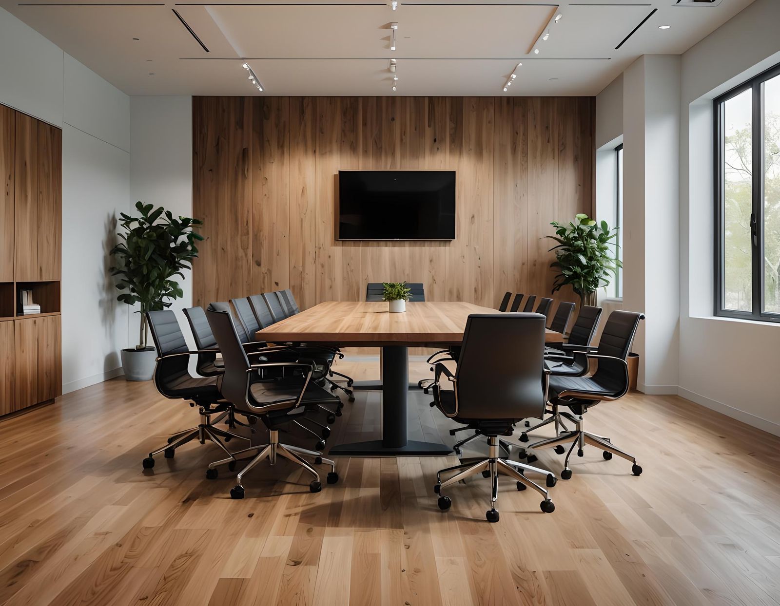 Modern office conference room interior