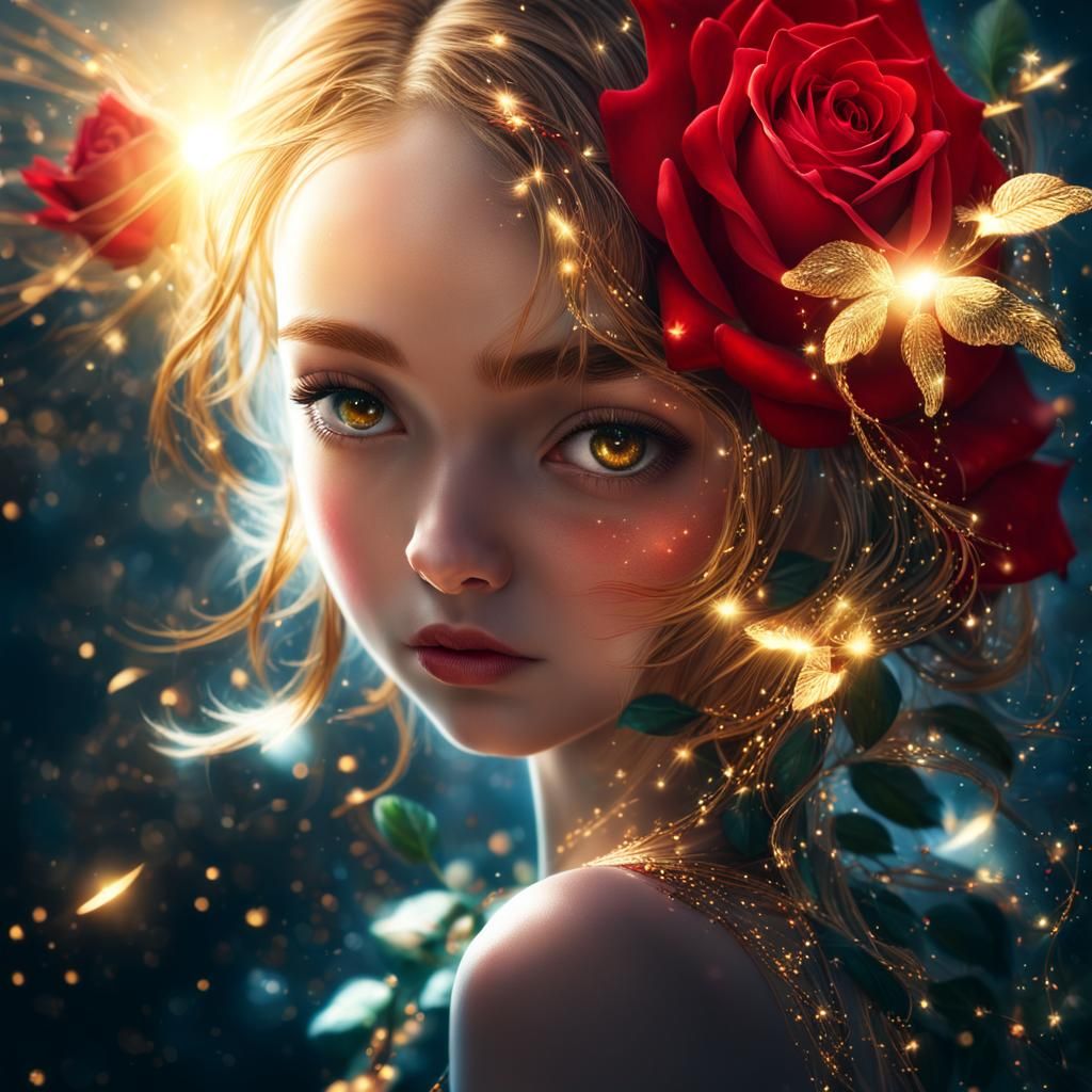 Angelic rose.