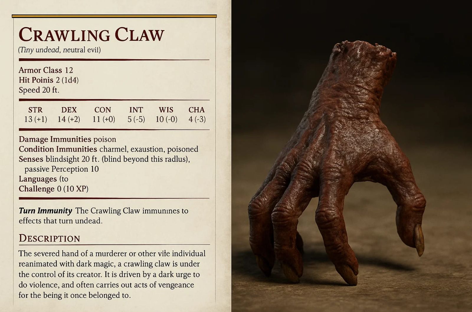 Crawling Claw (DND)