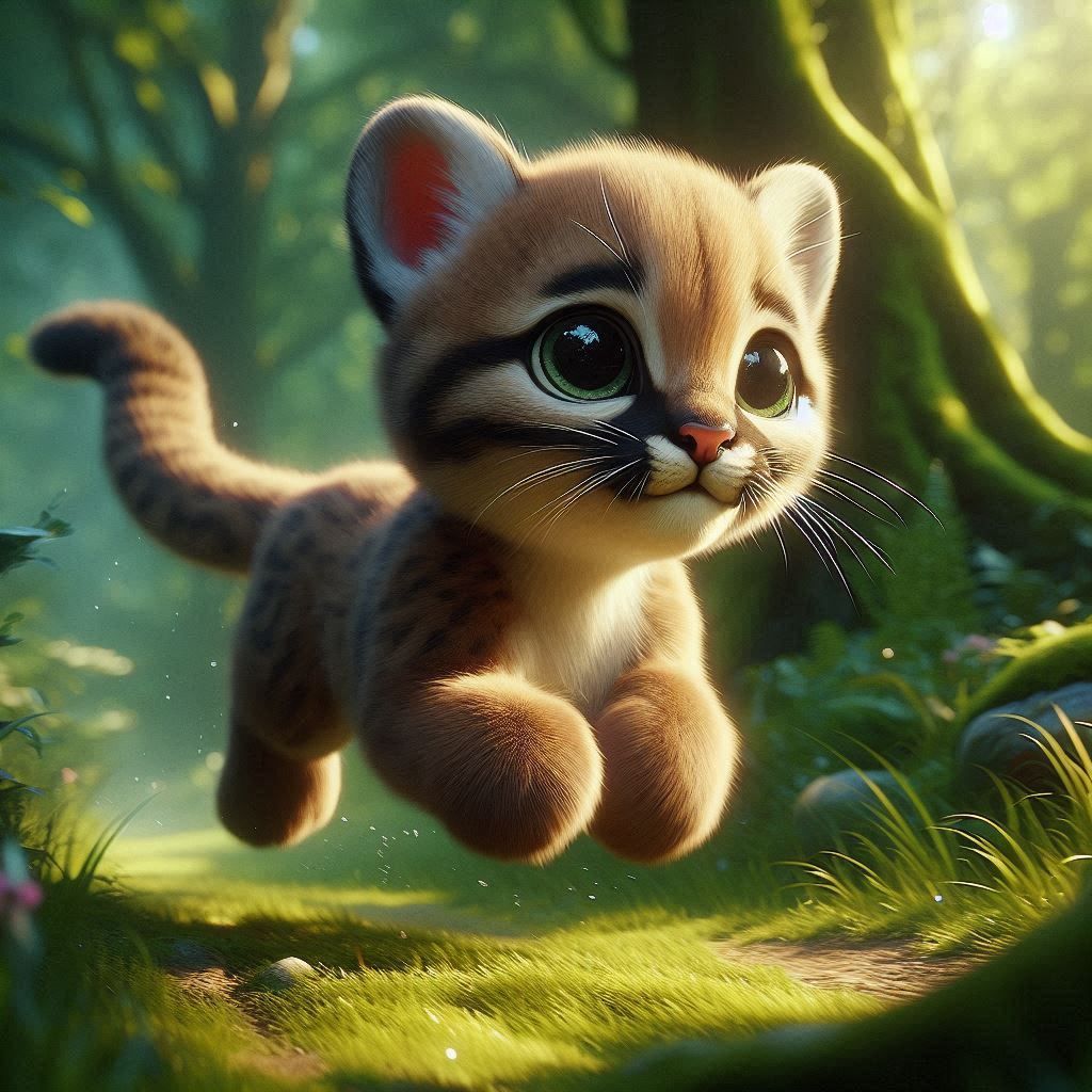 Running Baby Puma