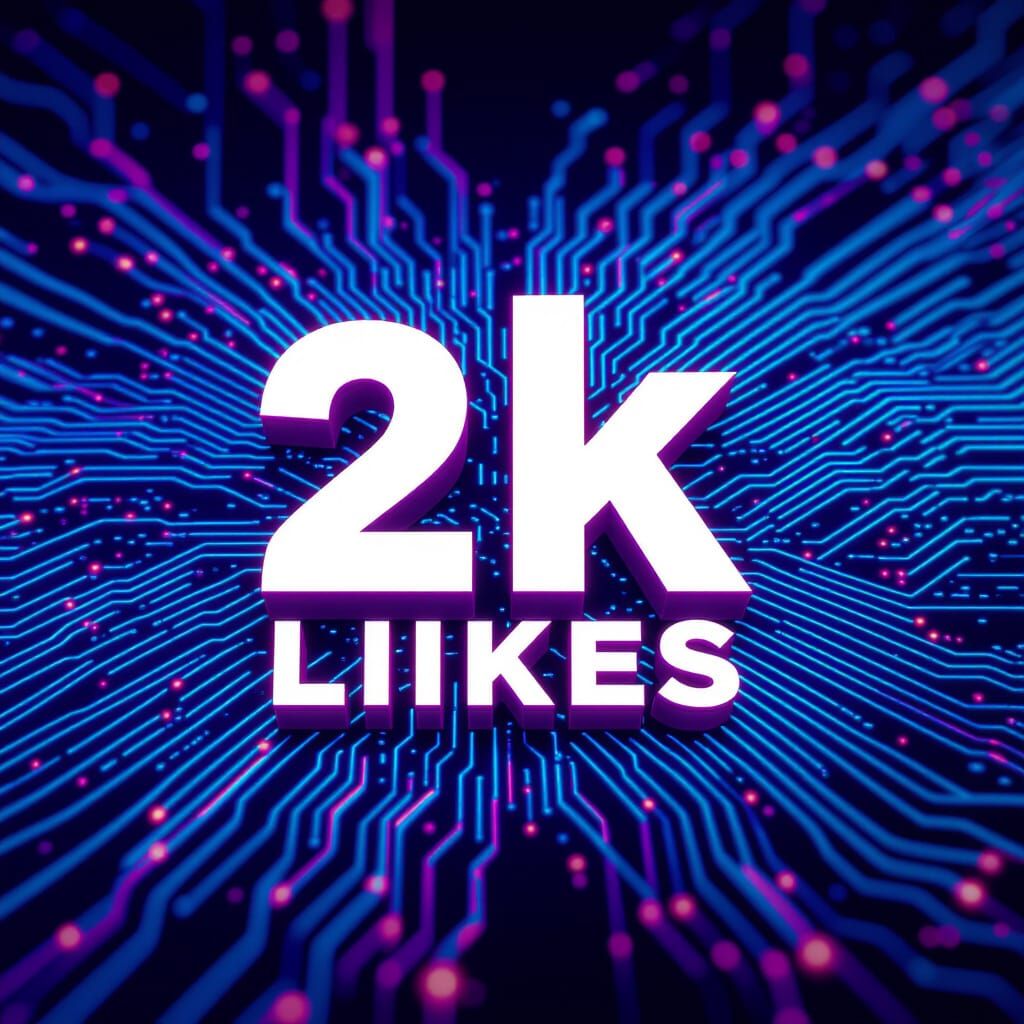 AI Image Celebrating 2K Likes