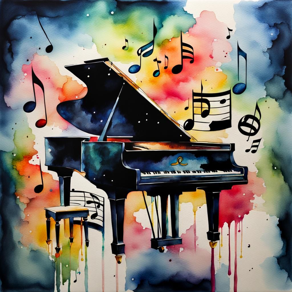 Piano - AI Generated Artwork - NightCafe Creator