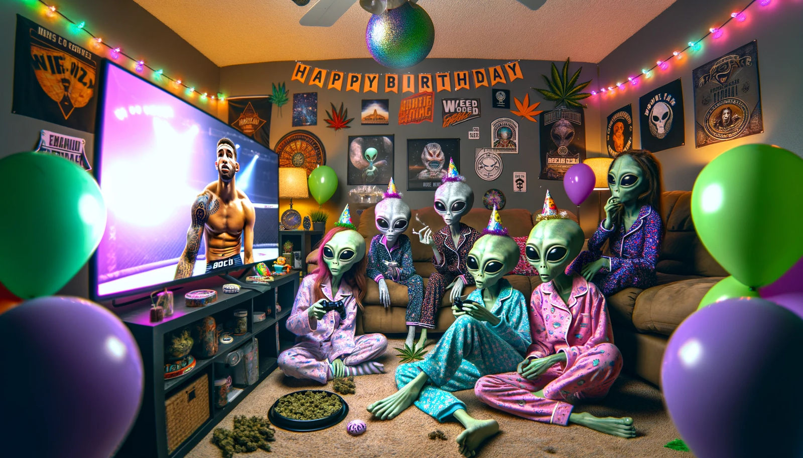 Alien Slumber Party