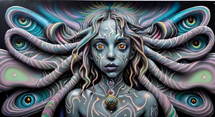 “Flashing Lights” epic urban street art masterpiece (by Tim ...