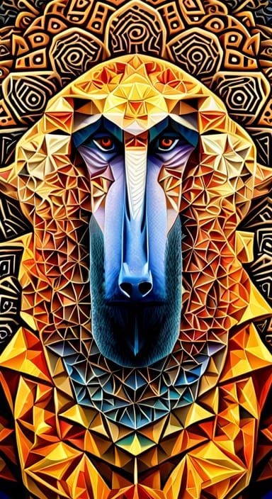 Baboon - AI Generated Artwork - NightCafe Creator