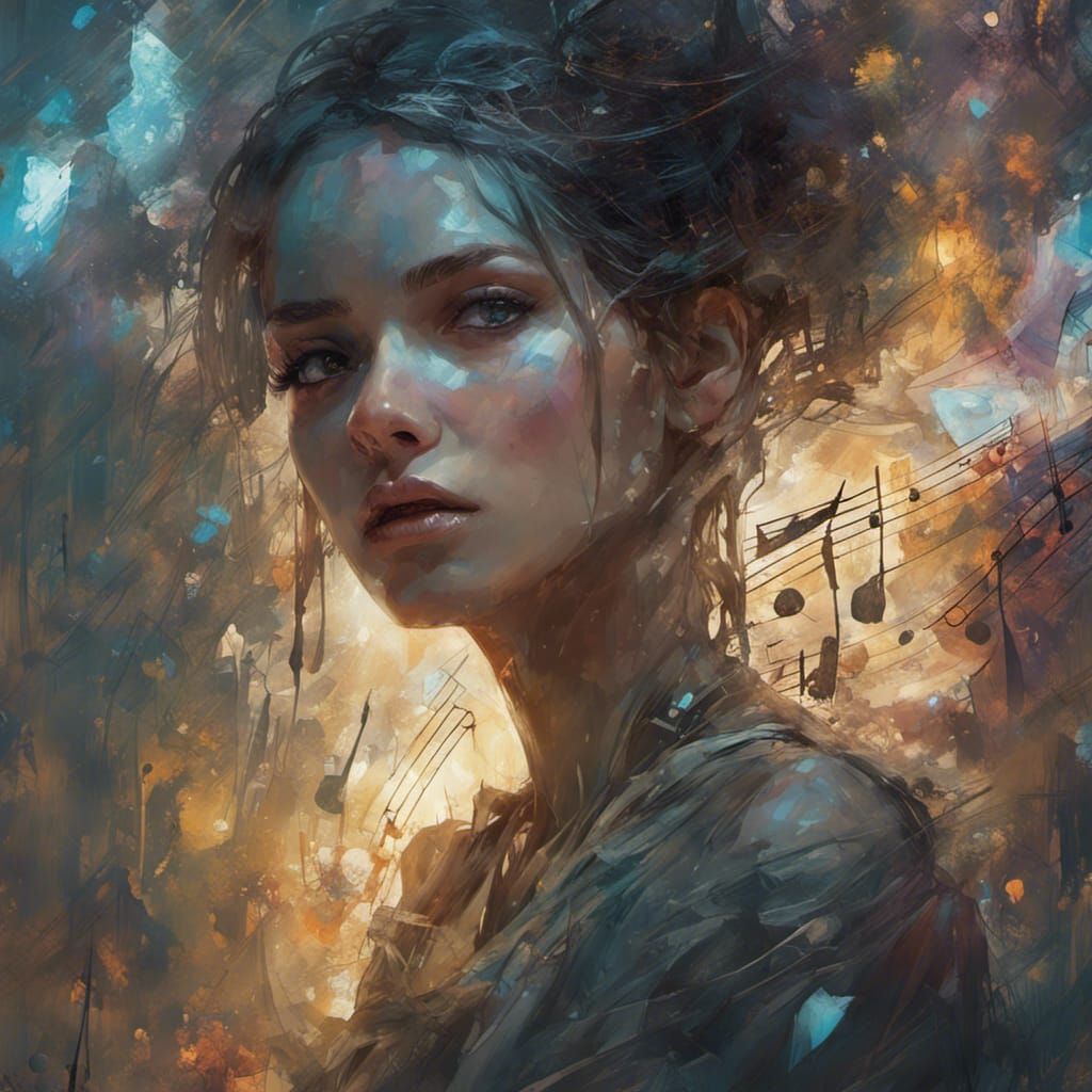 Looking at you, but only hearing music  by @IllumiEva
