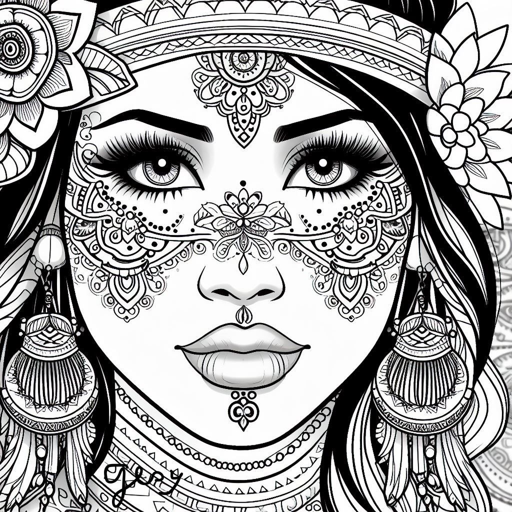 création puis coloriage