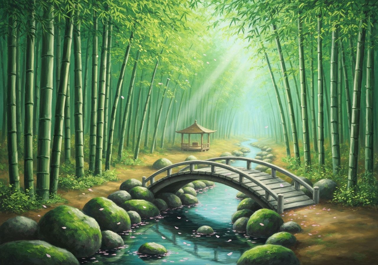 Morning light in the forest