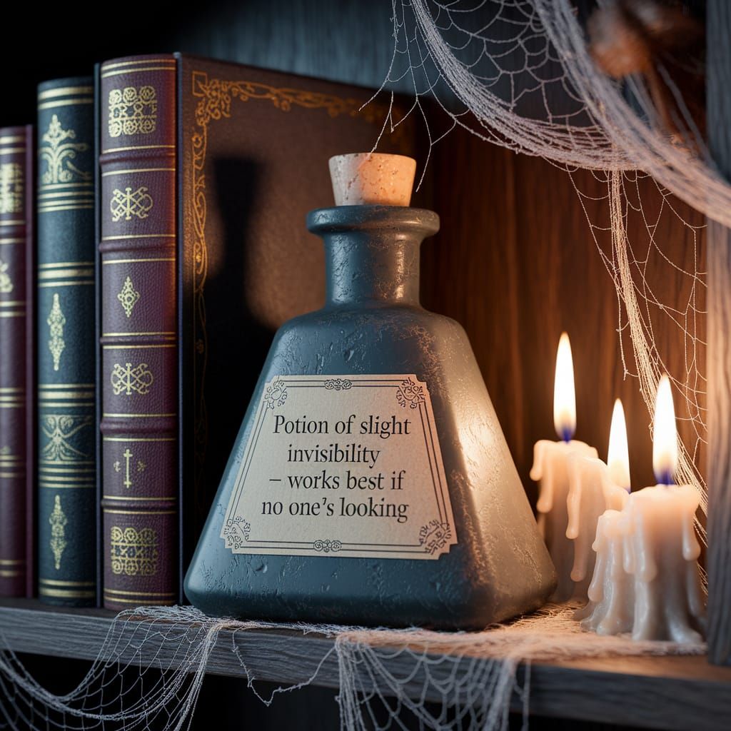 Potion of Slight Invisibility  by @Bobbyjoe