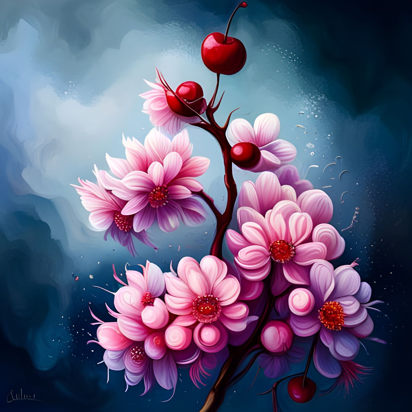 Blossoming! 🍒🌸  by @Enwejob