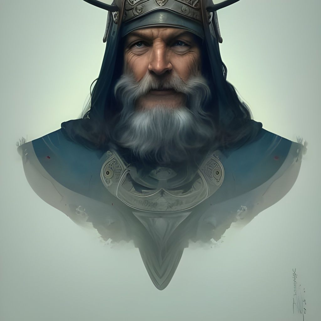 old warrior man