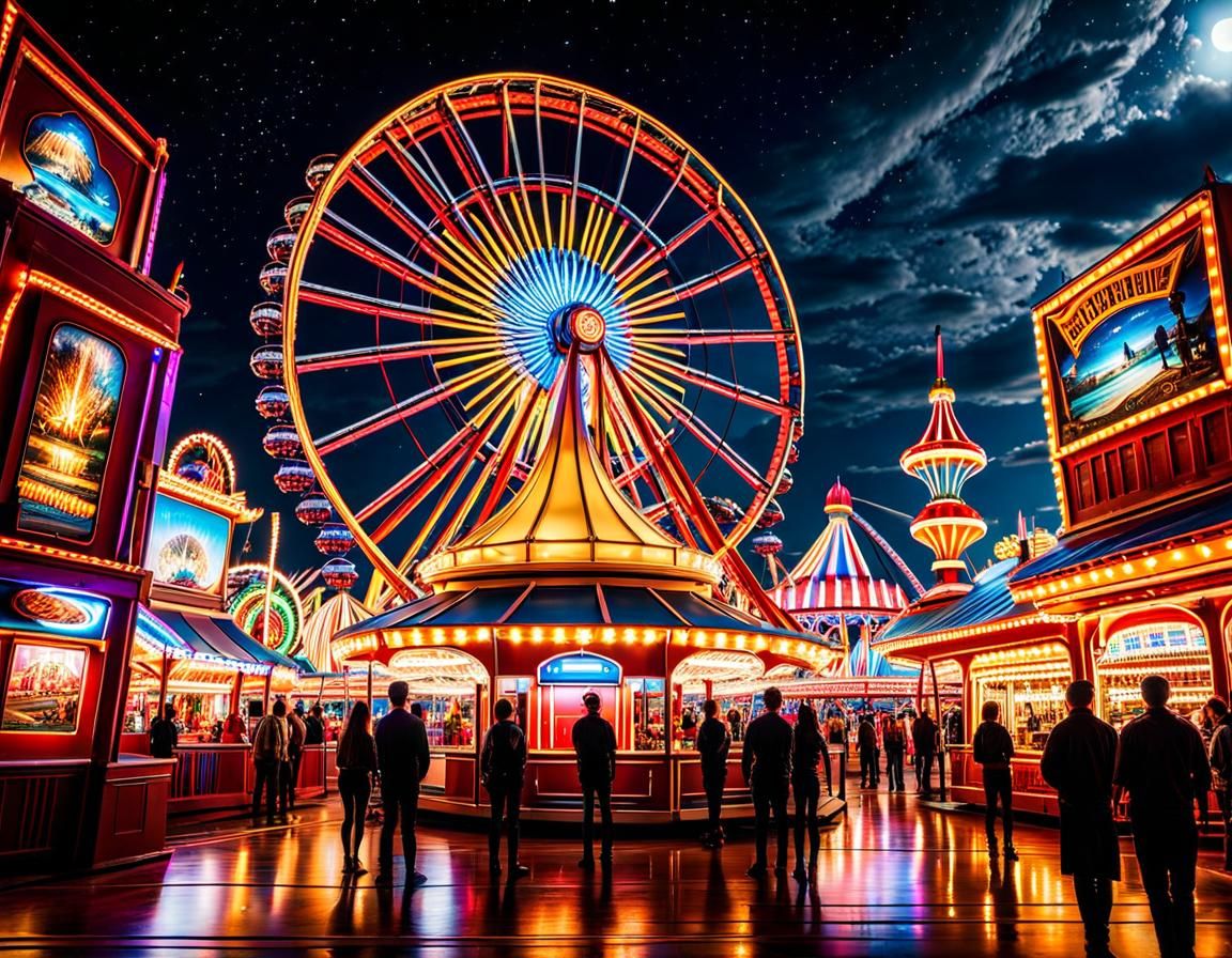 Retro scifi theme park  by @That cinema teacher