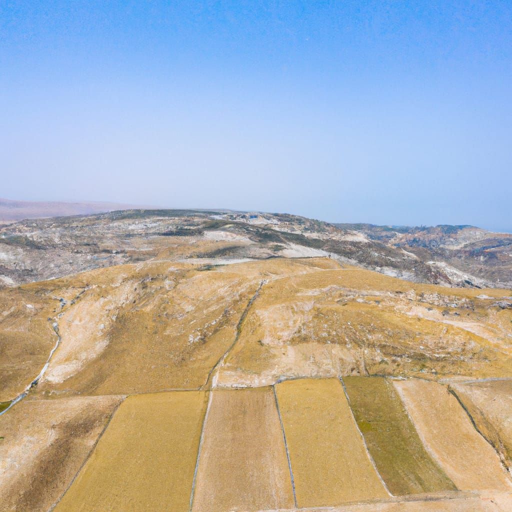 Surreal Monkey Eats Banana on Snowy Mountain Background