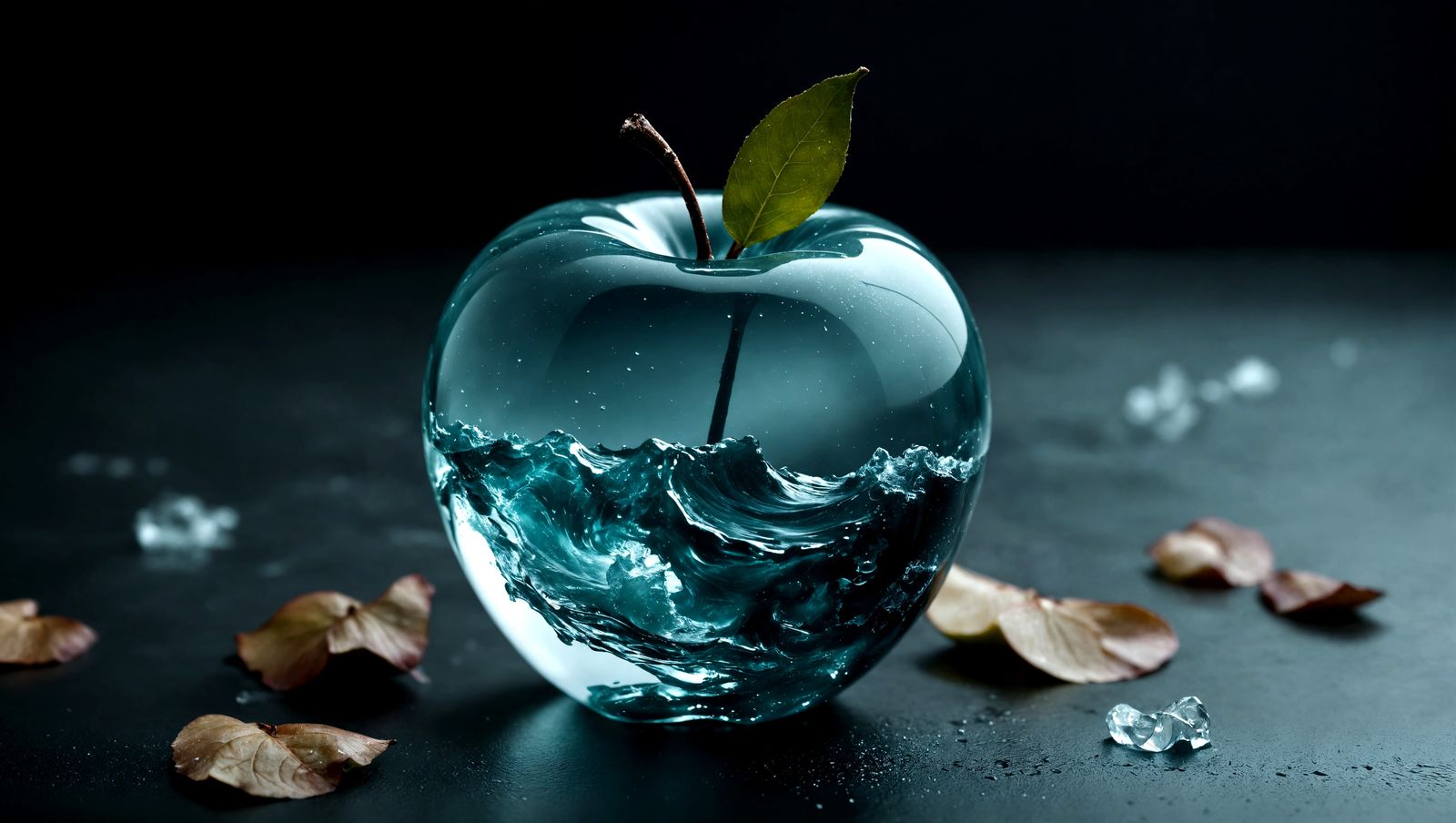 Crystal Apple   by @Ghexghe