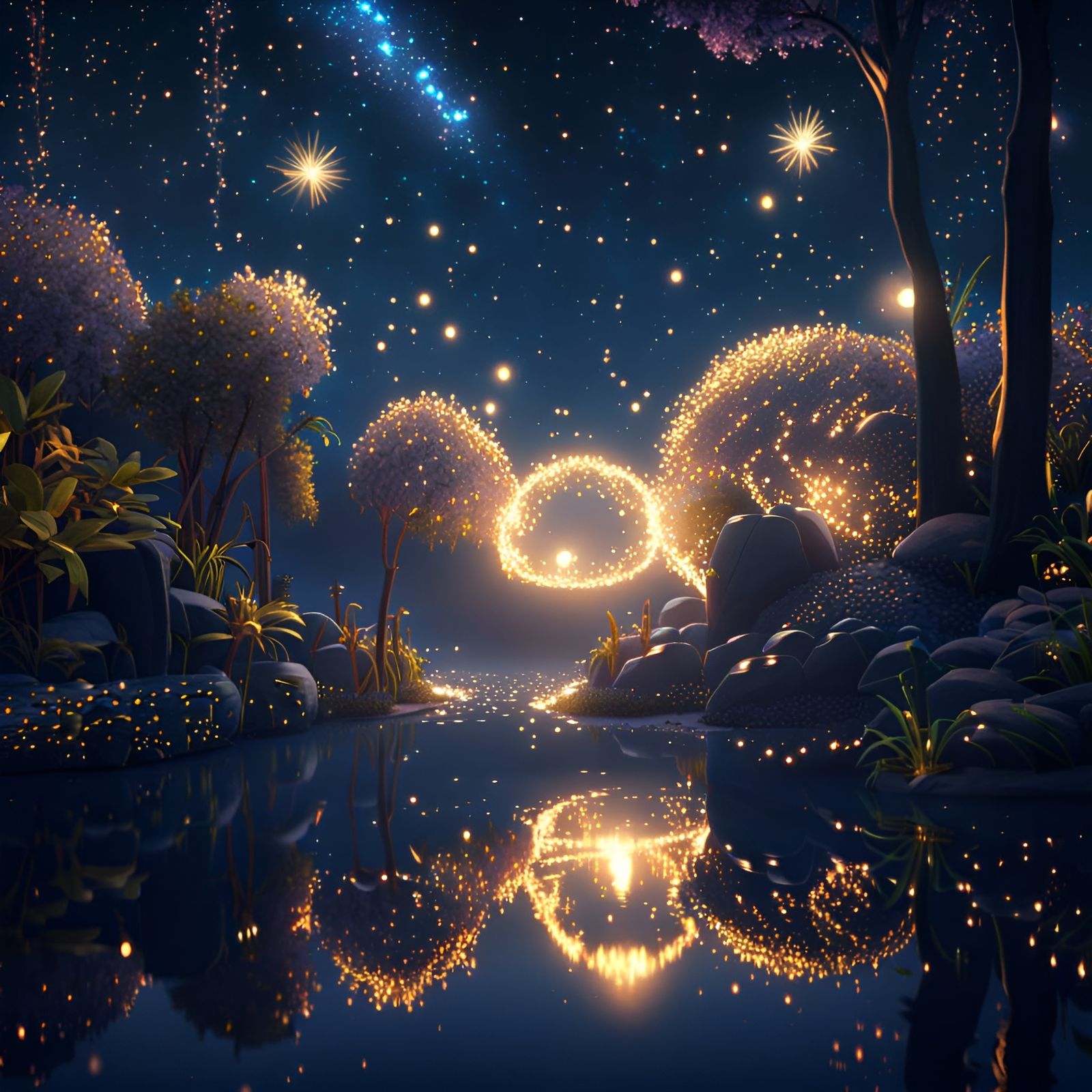Dazzling Dreamscape 🌌🔮✨