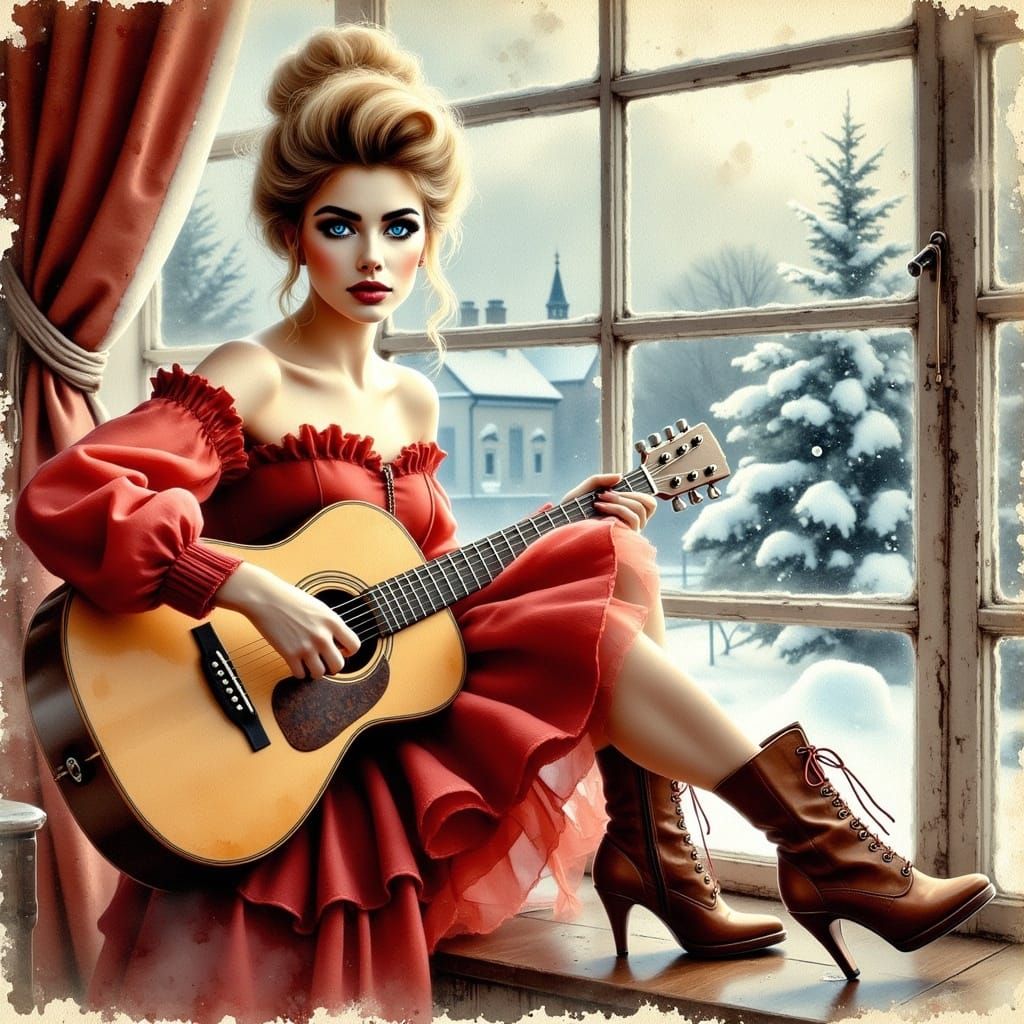 <lora:VintageFlux:1.0>