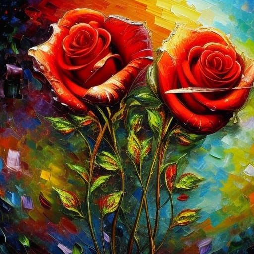 Love is a Rose  by @Knightfall1972